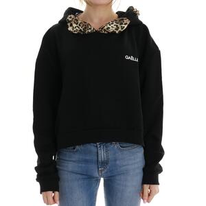 FELPA ANIMALIER GAELLE NERO